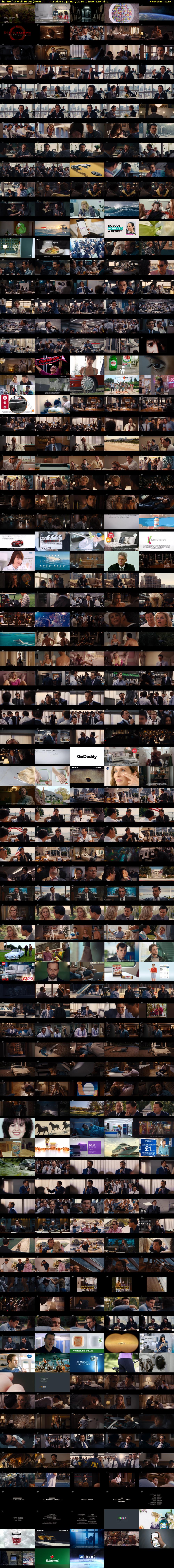 The Wolf of Wall Street (More 4) Thursday 10 January 2019 21:00 - 00:40