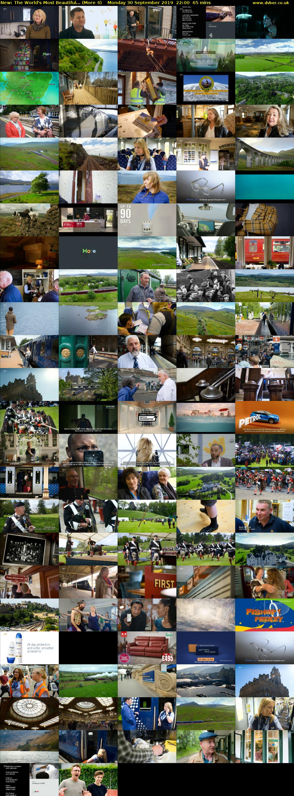 The World's Most Beautiful... (More 4) Monday 30 September 2019 22:00 - 23:05