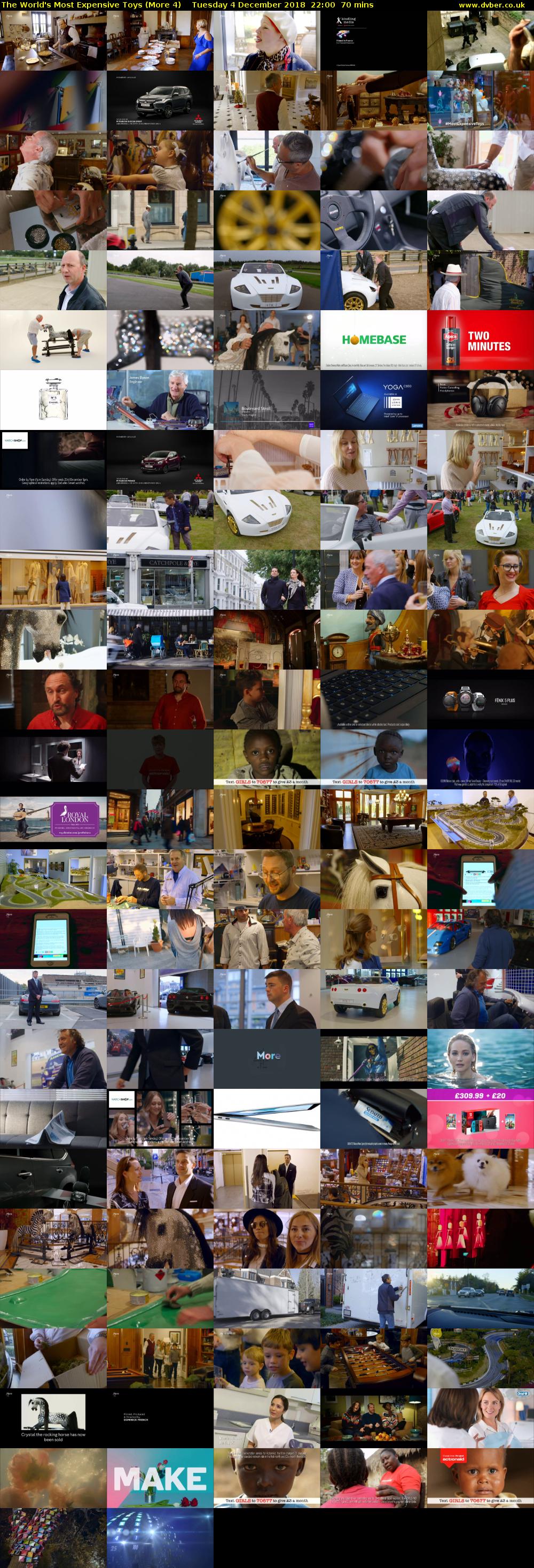 The World's Most Expensive Toys (More 4) Tuesday 4 December 2018 22:00 - 23:10