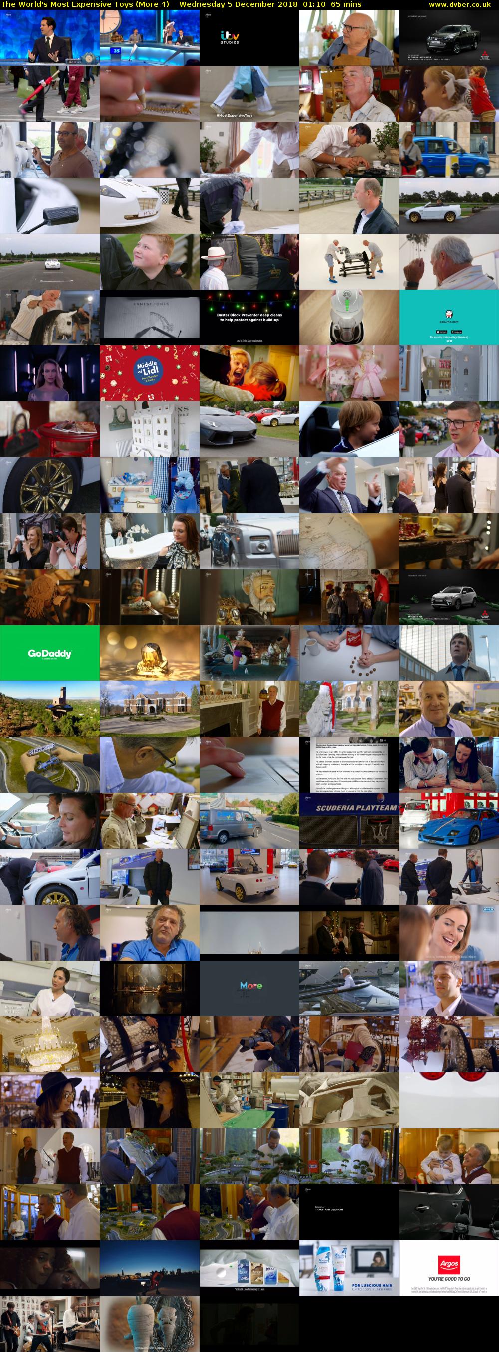 The World's Most Expensive Toys (More 4) Wednesday 5 December 2018 01:10 - 02:15