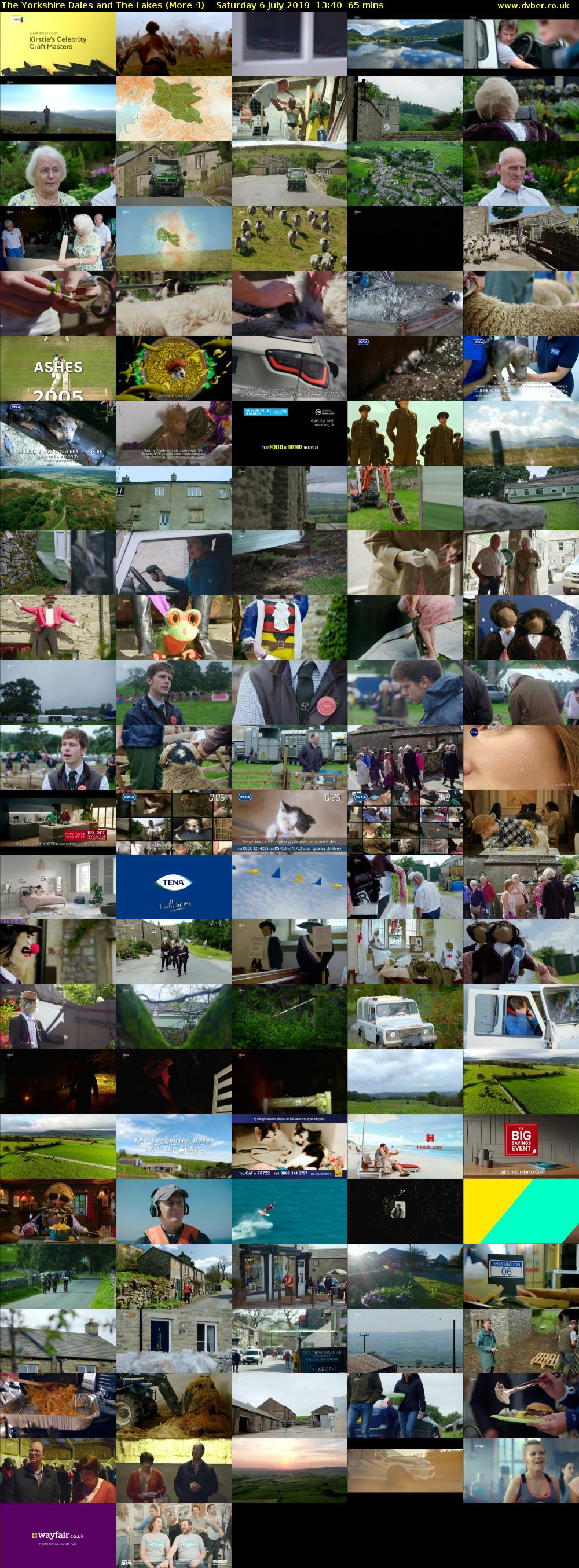 The Yorkshire Dales and The Lakes (More 4) Saturday 6 July 2019 13:40 - 14:45