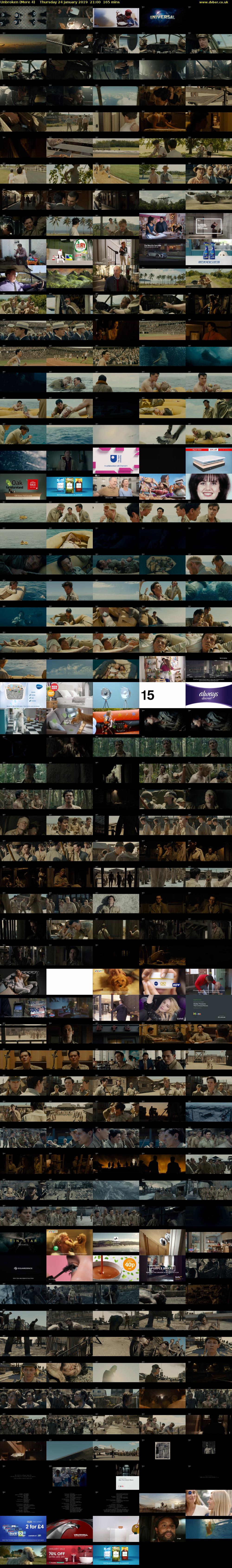 Unbroken (More 4) Thursday 24 January 2019 21:00 - 23:45