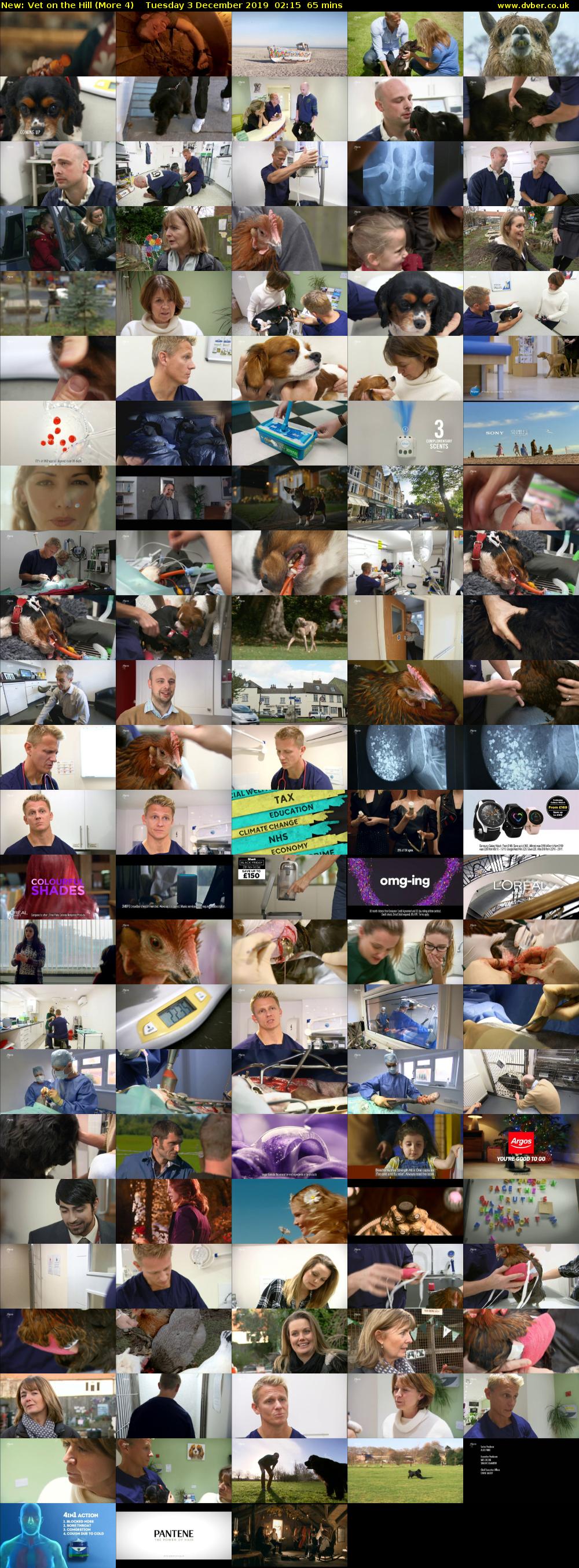 Vet on the Hill (More 4) Tuesday 3 December 2019 02:15 - 03:20