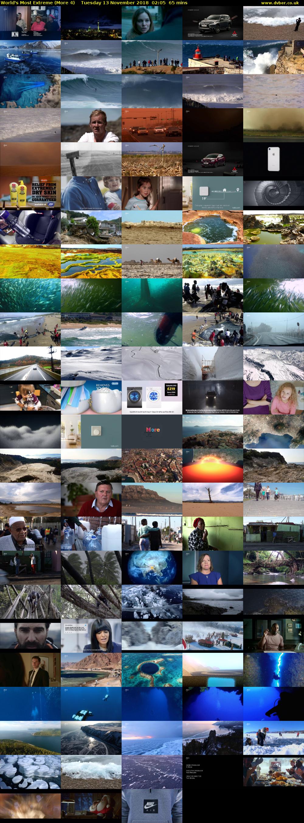 World's Most Extreme (More 4) Tuesday 13 November 2018 02:05 - 03:10