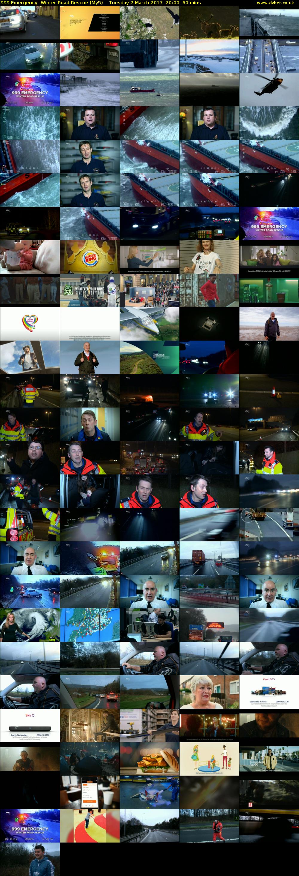 999 Emergency: Winter Road Rescue (My5) Tuesday 7 March 2017 20:00 - 21:00