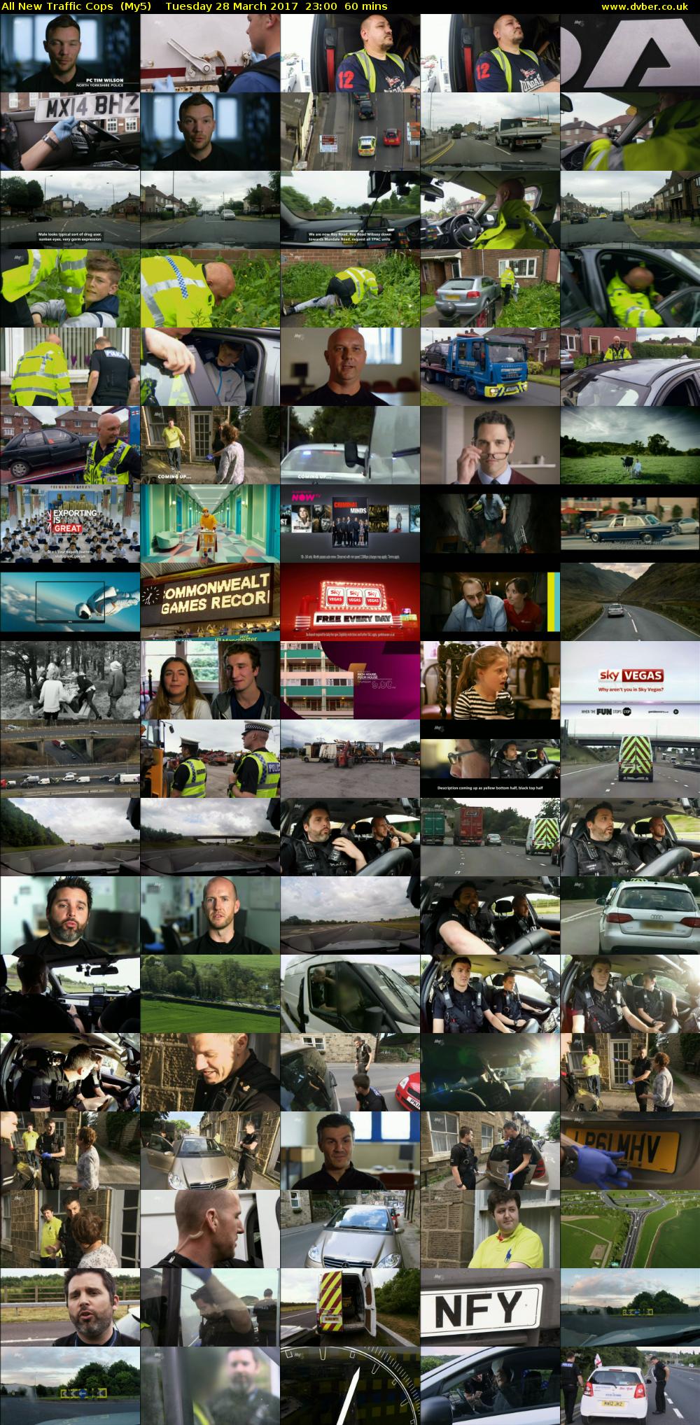 All New Traffic Cops  (My5) Tuesday 28 March 2017 23:00 - 00:00