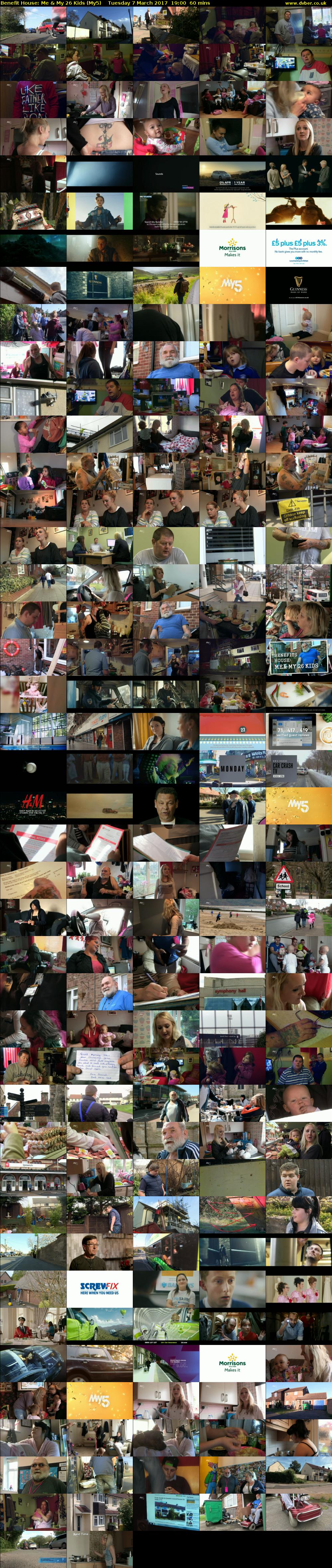 Benefit House: Me & My 26 Kids (My5) Tuesday 7 March 2017 19:00 - 20:00