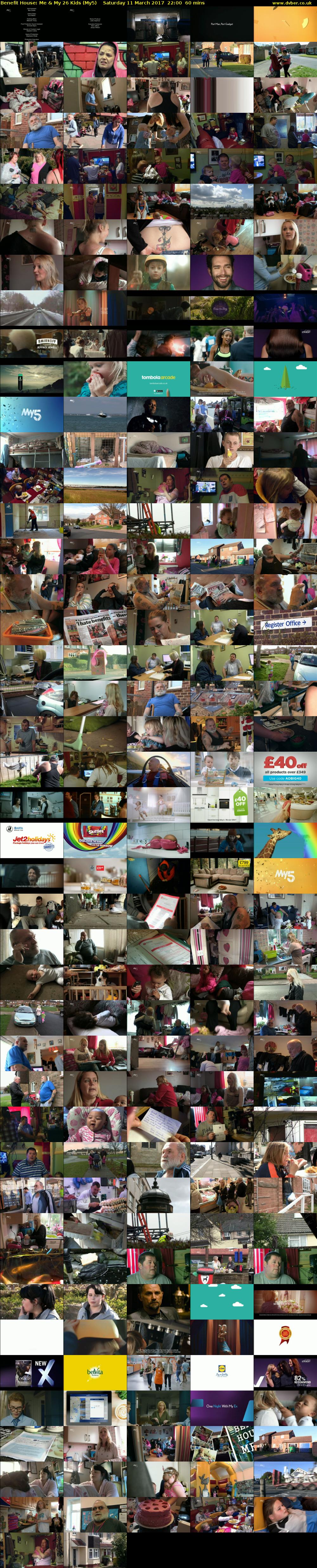 Benefit House: Me & My 26 Kids (My5) Saturday 11 March 2017 22:00 - 23:00