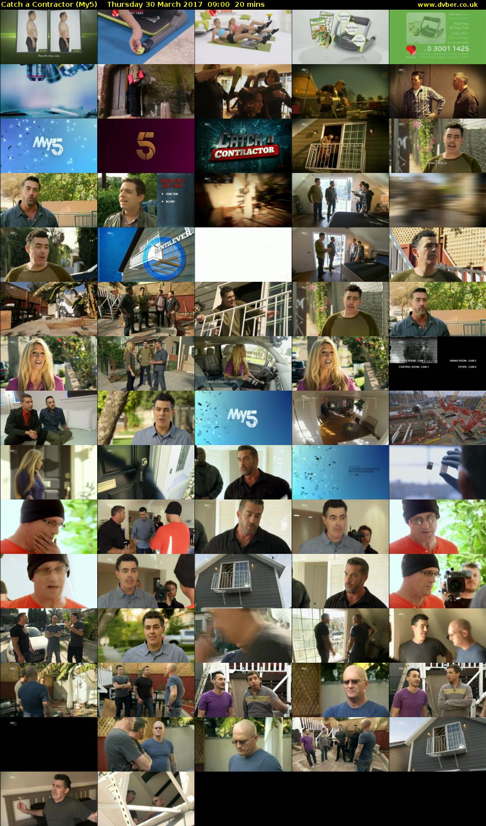 Catch a Contractor (My5) Thursday 30 March 2017 09:00 - 09:20
