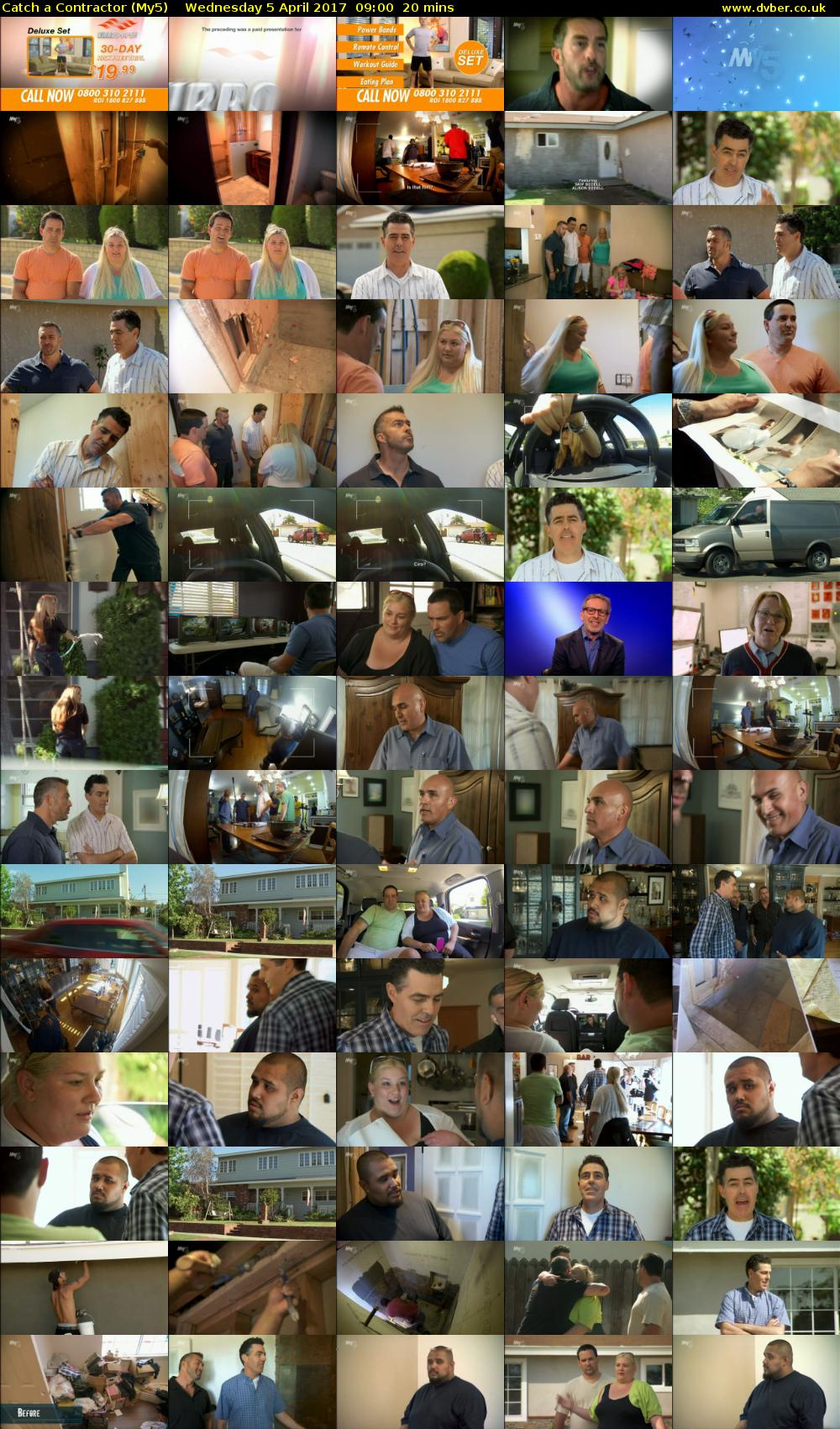 Catch a Contractor (My5) Wednesday 5 April 2017 09:00 - 09:20