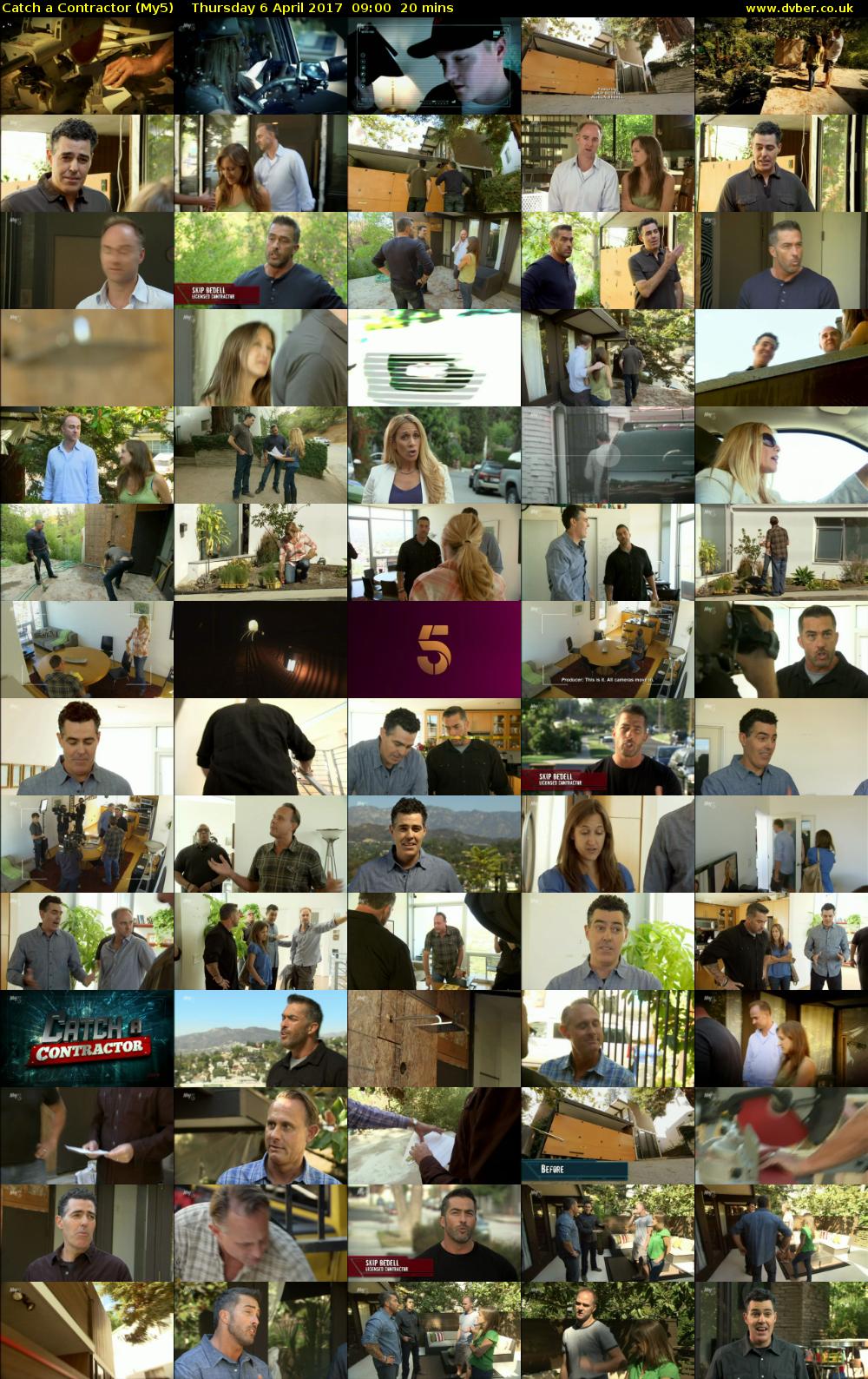 Catch a Contractor (My5) Thursday 6 April 2017 09:00 - 09:20