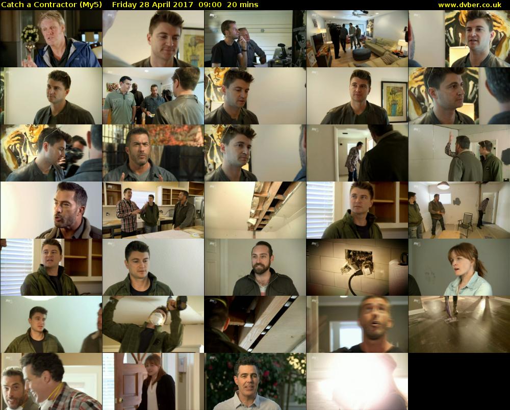 Catch a Contractor (My5) Friday 28 April 2017 09:00 - 09:20