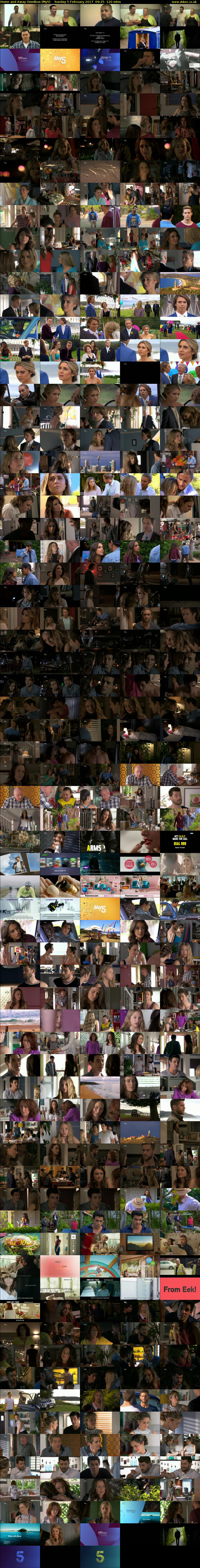 Home and Away Omnibus (My5) Sunday 5 February 2017 09:25 - 11:25