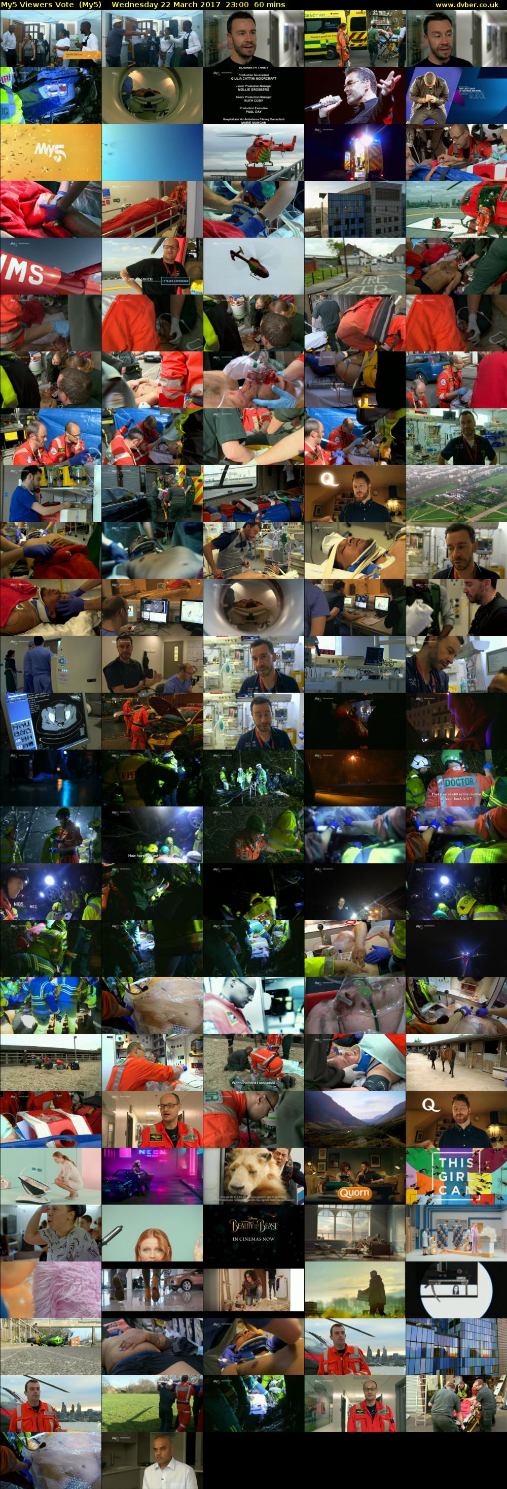 My5 Viewers Vote  (My5) Wednesday 22 March 2017 23:00 - 00:00