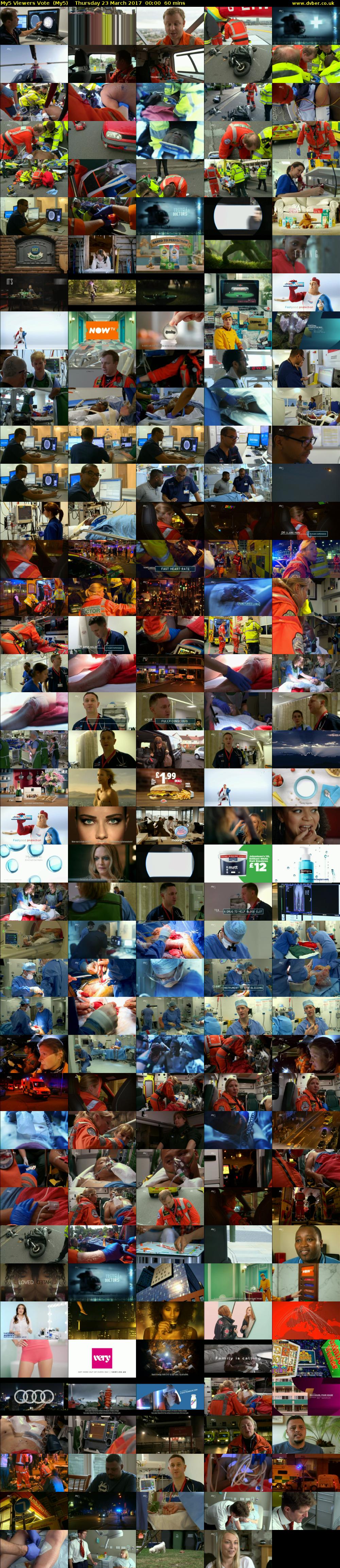 My5 Viewers Vote  (My5) Thursday 23 March 2017 00:00 - 01:00