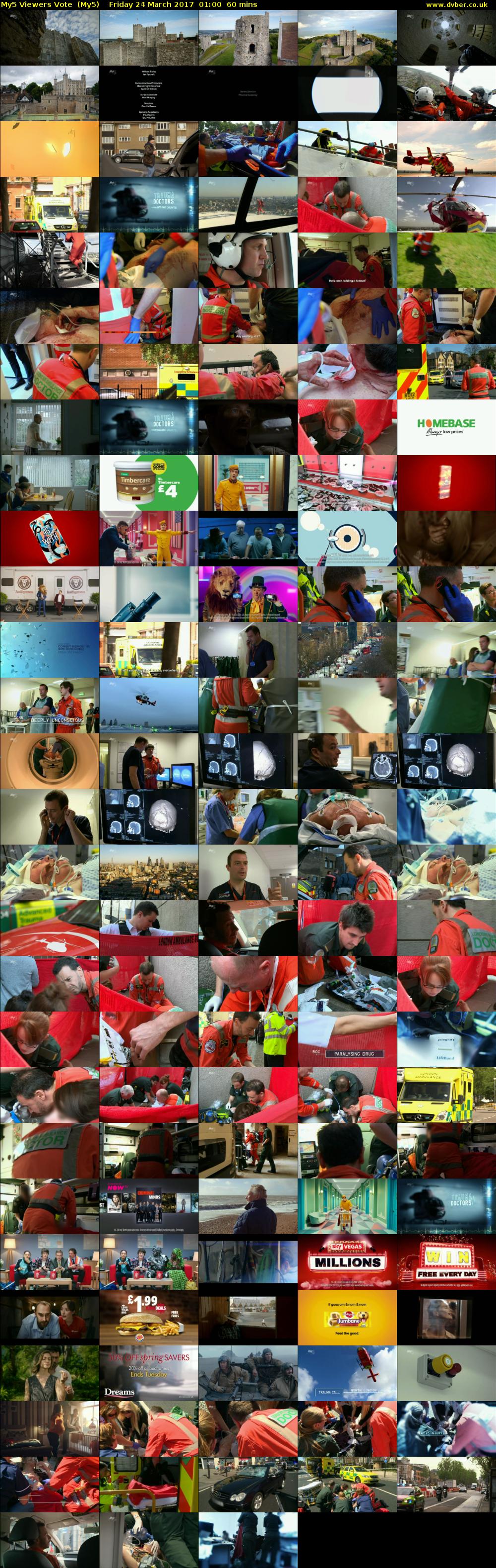 My5 Viewers Vote  (My5) Friday 24 March 2017 01:00 - 02:00