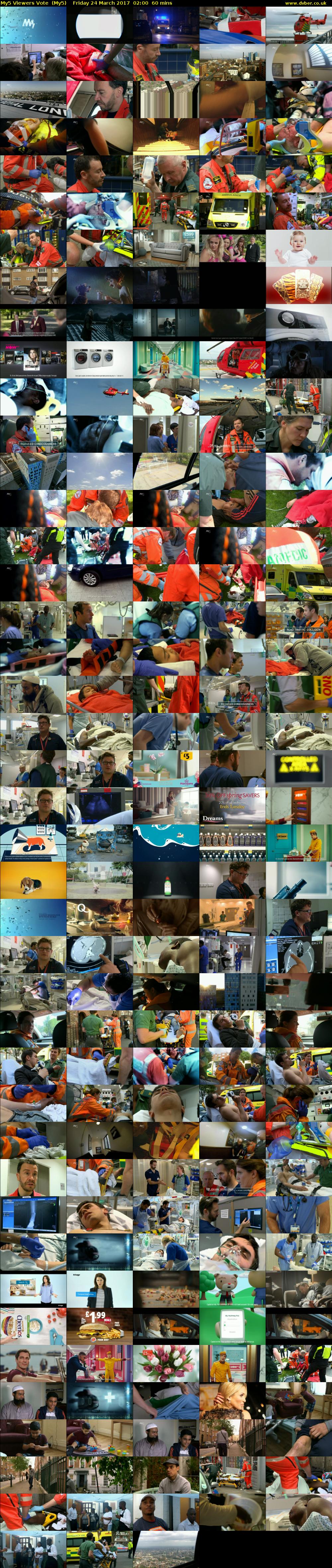 My5 Viewers Vote  (My5) Friday 24 March 2017 02:00 - 03:00