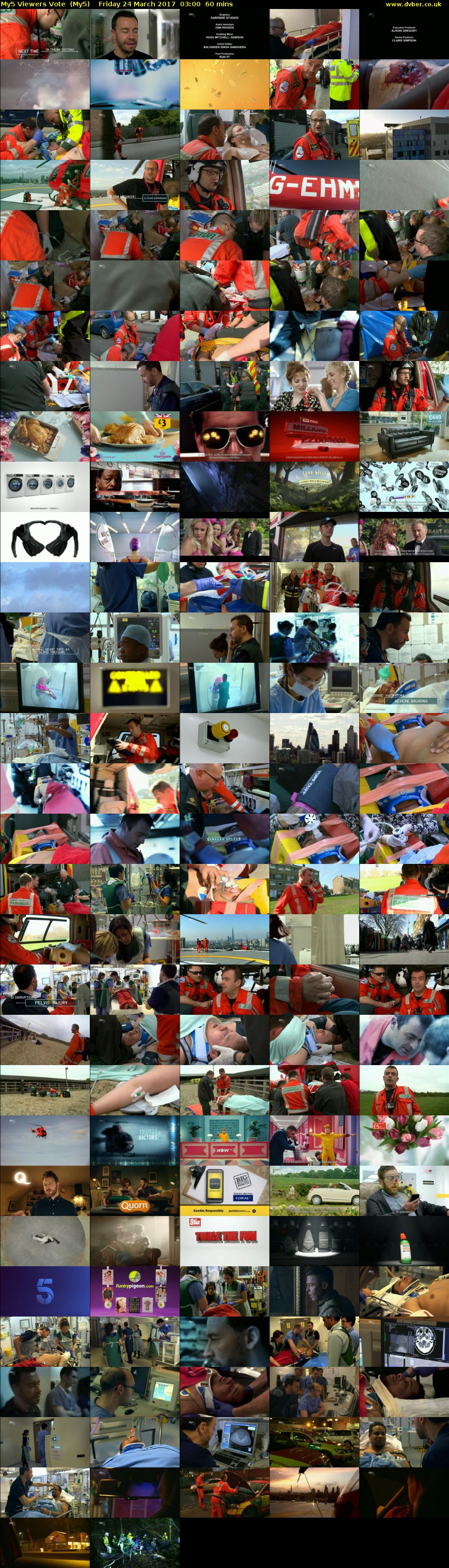 My5 Viewers Vote  (My5) Friday 24 March 2017 03:00 - 04:00