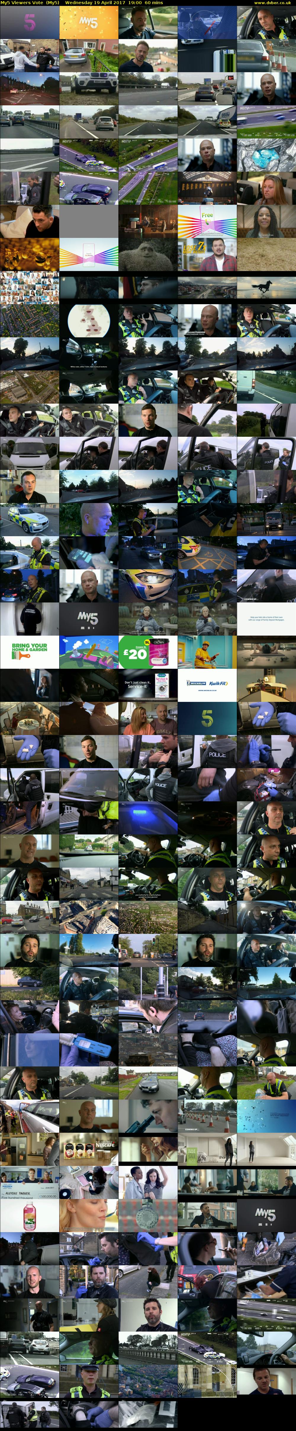 My5 Viewers Vote  (My5) Wednesday 19 April 2017 19:00 - 20:00