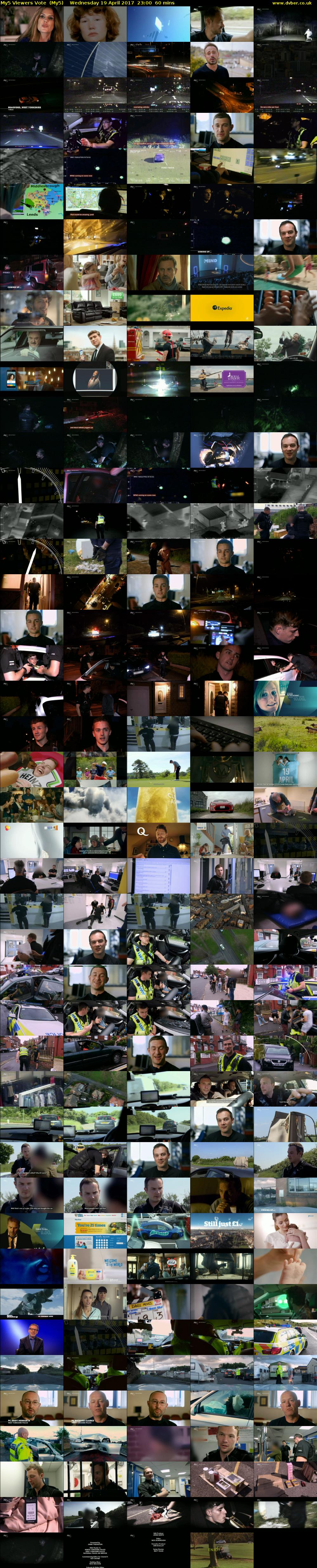 My5 Viewers Vote  (My5) Wednesday 19 April 2017 23:00 - 00:00