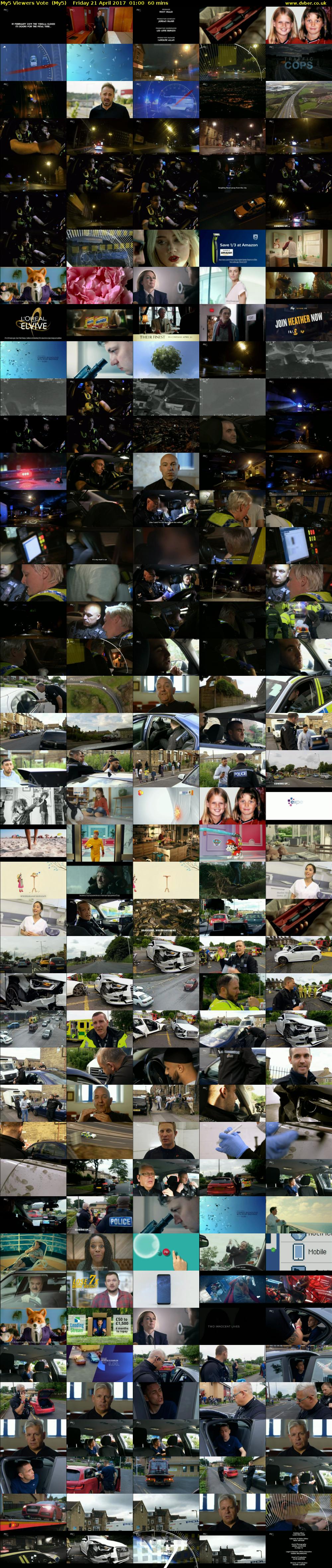 My5 Viewers Vote  (My5) Friday 21 April 2017 01:00 - 02:00