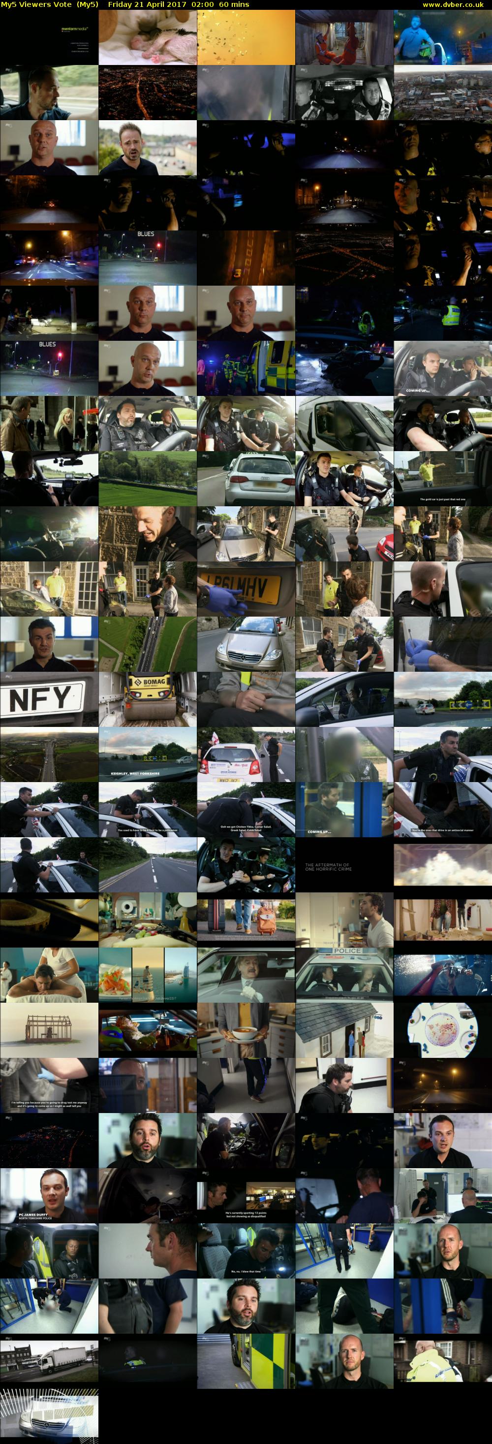 My5 Viewers Vote  (My5) Friday 21 April 2017 02:00 - 03:00