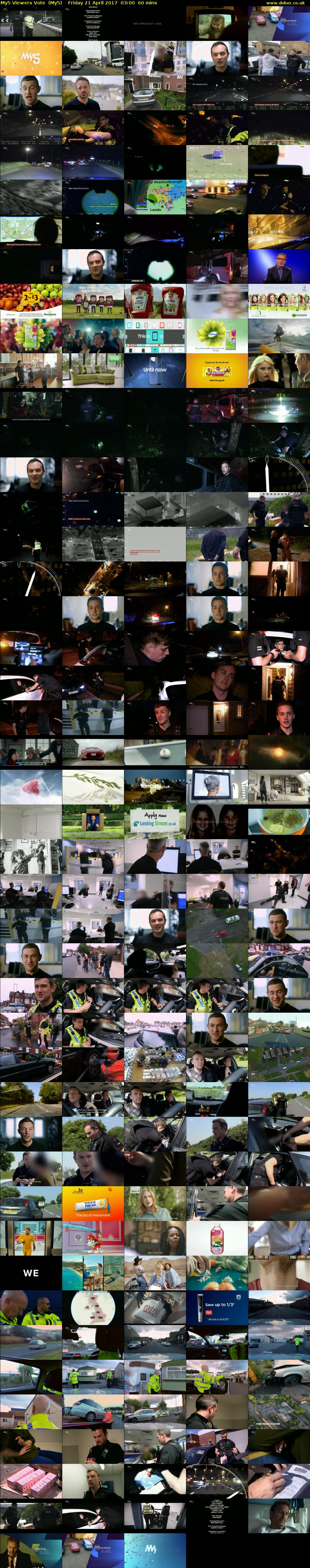 My5 Viewers Vote  (My5) Friday 21 April 2017 03:00 - 04:00