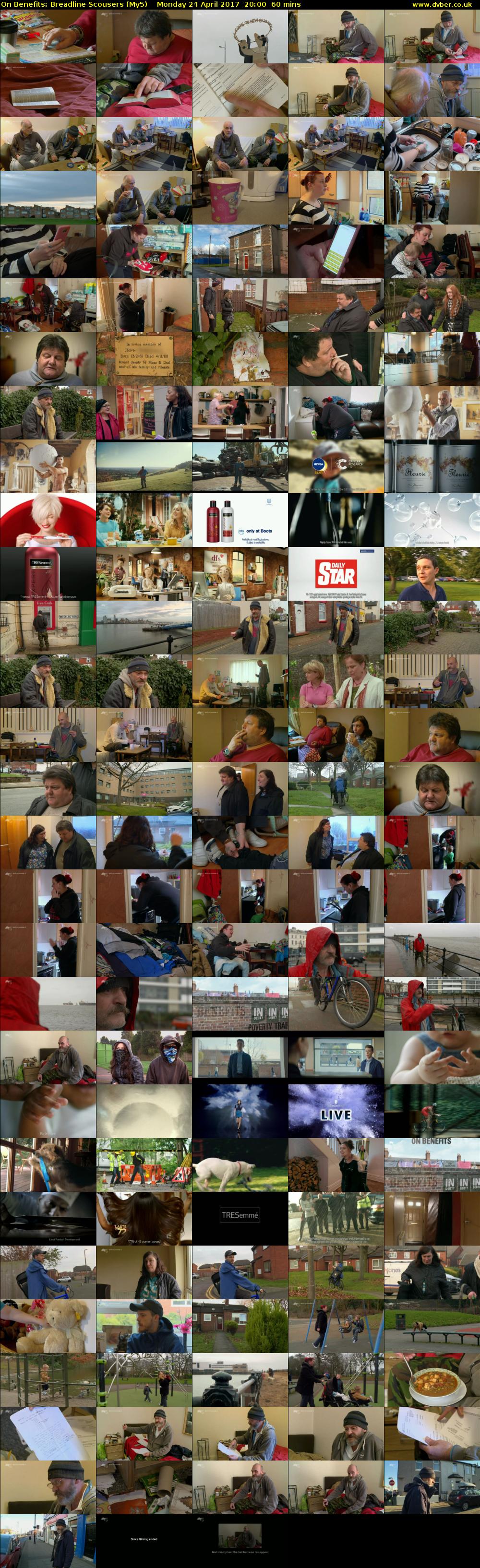 On Benefits: Breadline Scousers (My5) Monday 24 April 2017 20:00 - 21:00