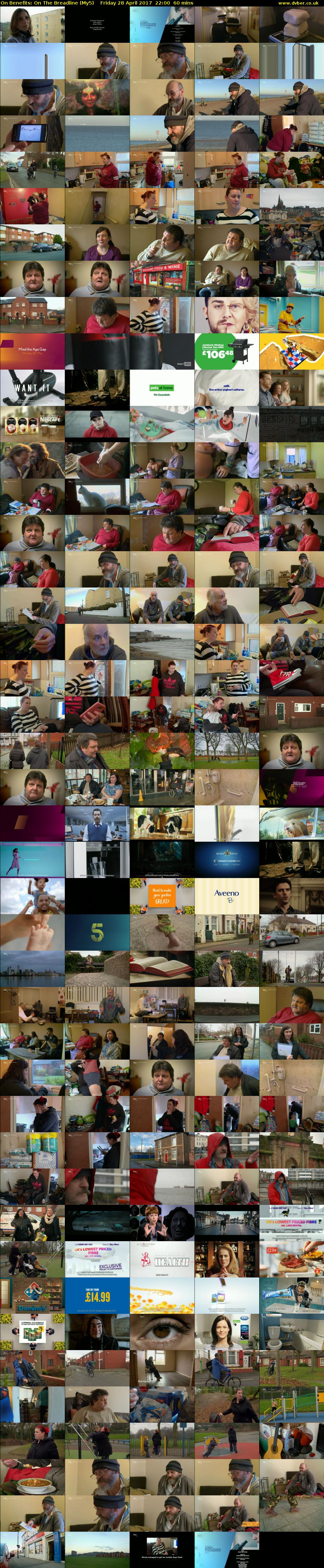 On Benefits: On The Breadline (My5) Friday 28 April 2017 22:00 - 23:00