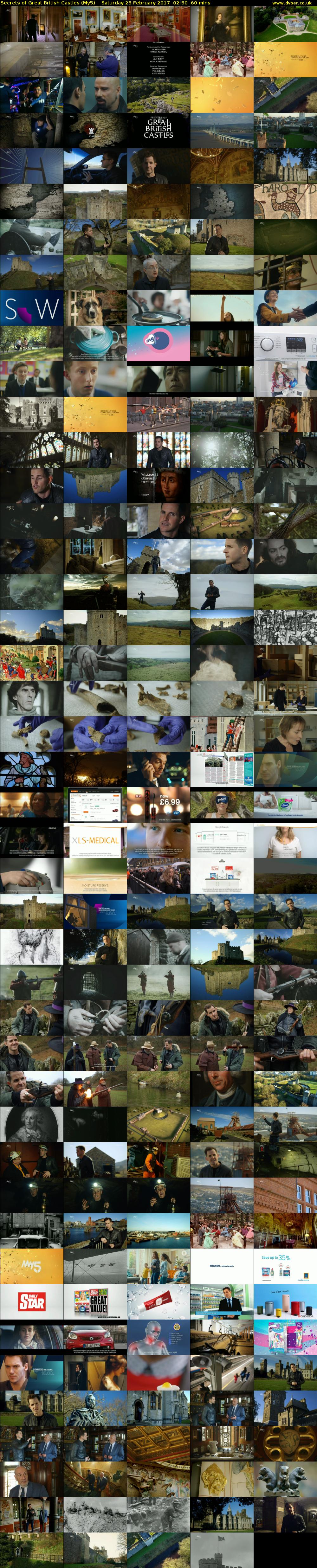 Secrets of Great British Castles (My5) Saturday 25 February 2017 02:50 - 03:50