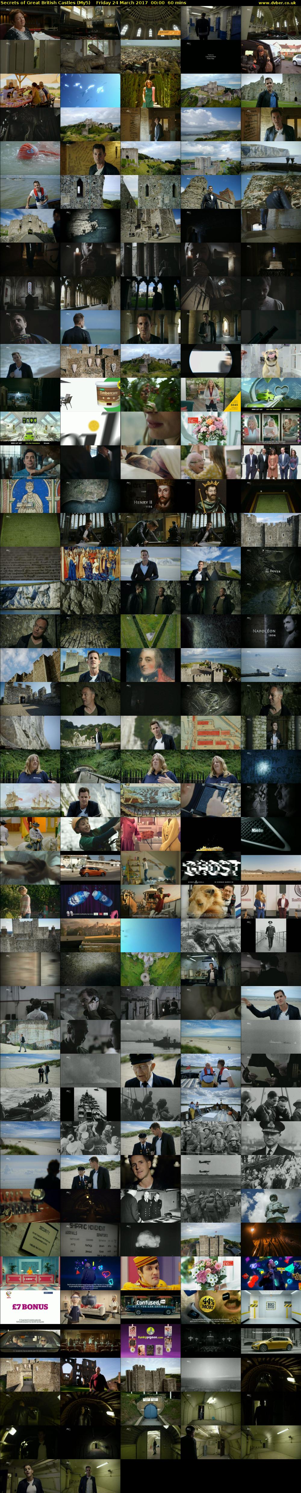 Secrets of Great British Castles (My5) Friday 24 March 2017 00:00 - 01:00