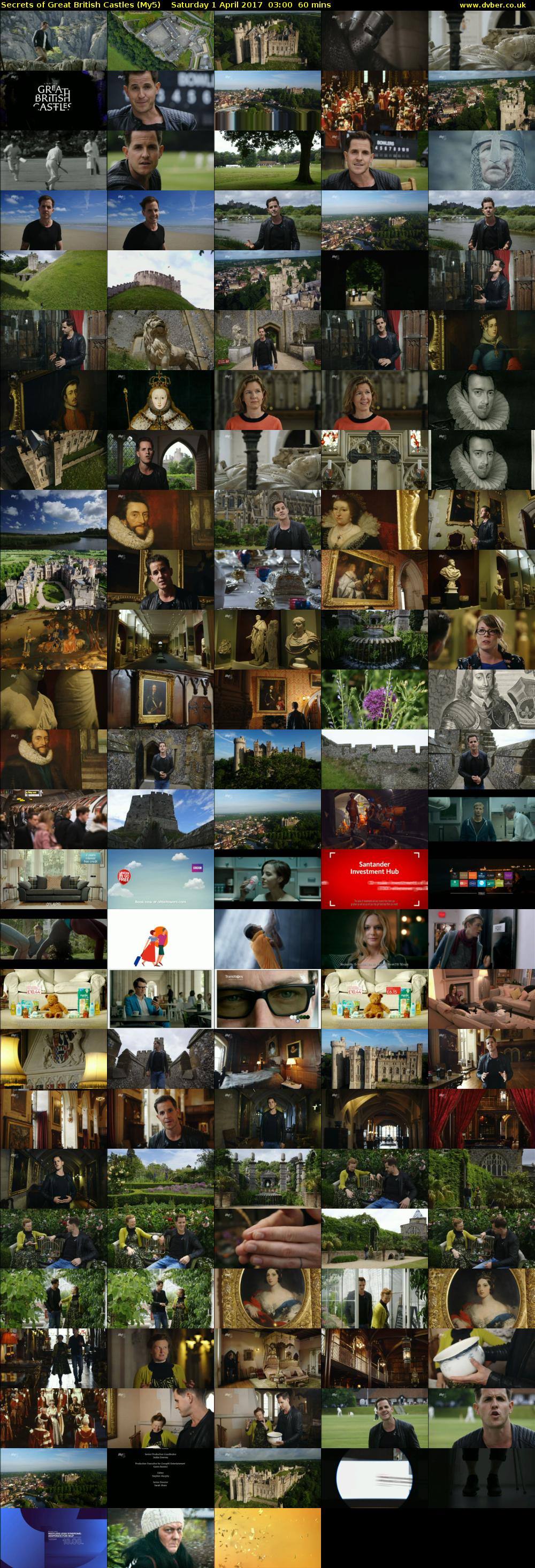 Secrets of Great British Castles (My5) Saturday 1 April 2017 03:00 - 04:00