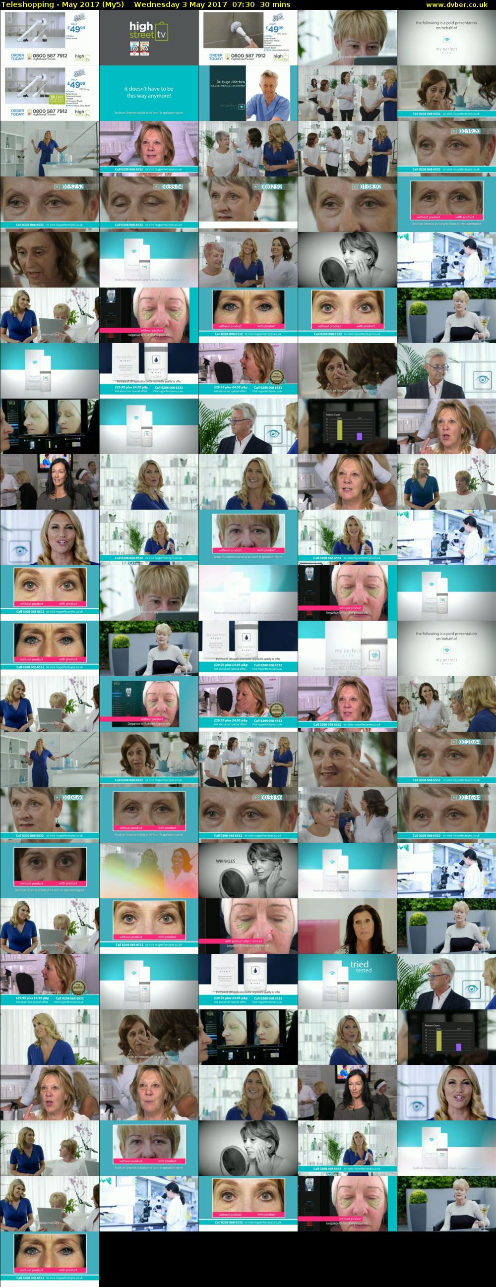 Teleshopping - May 2017 (My5) Wednesday 3 May 2017 07:30 - 08:00