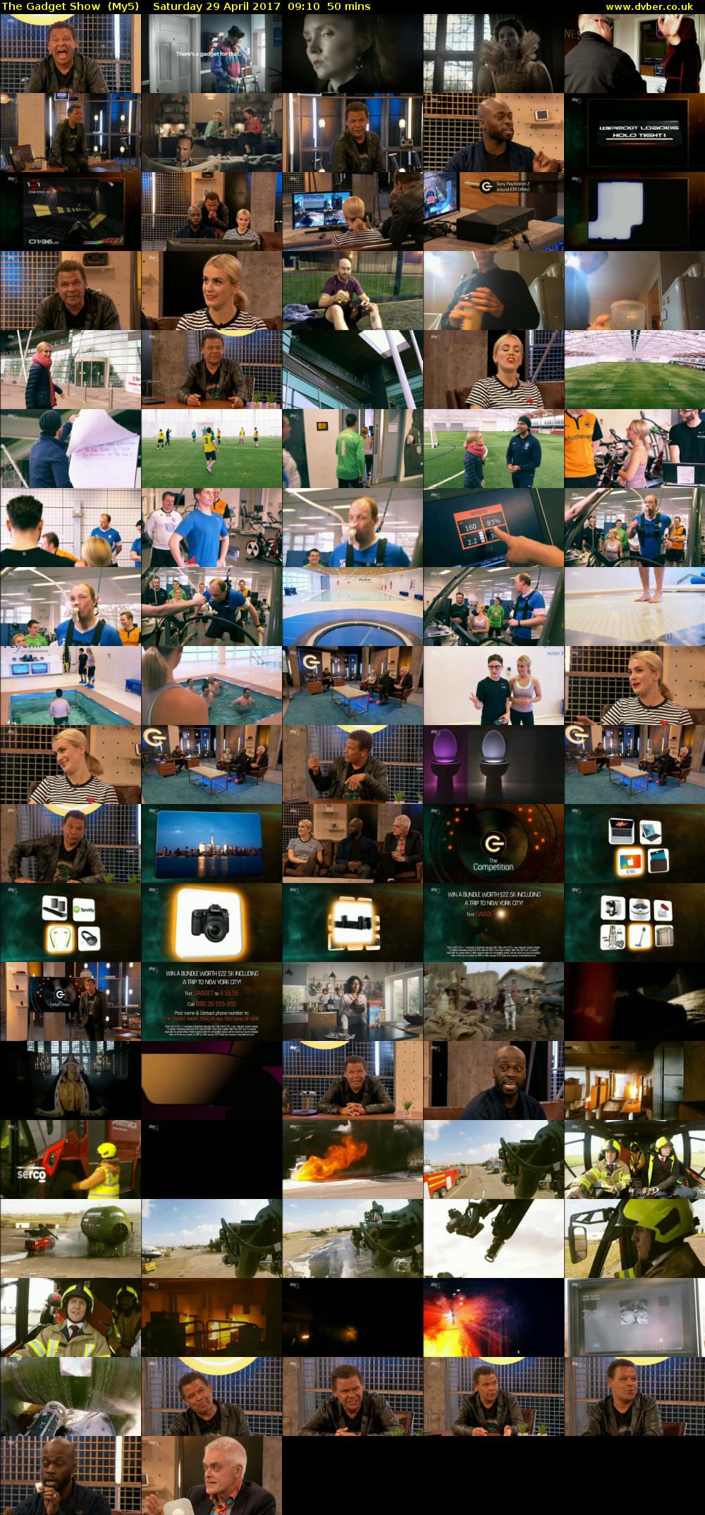 The Gadget Show  (My5) Saturday 29 April 2017 09:10 - 10:00