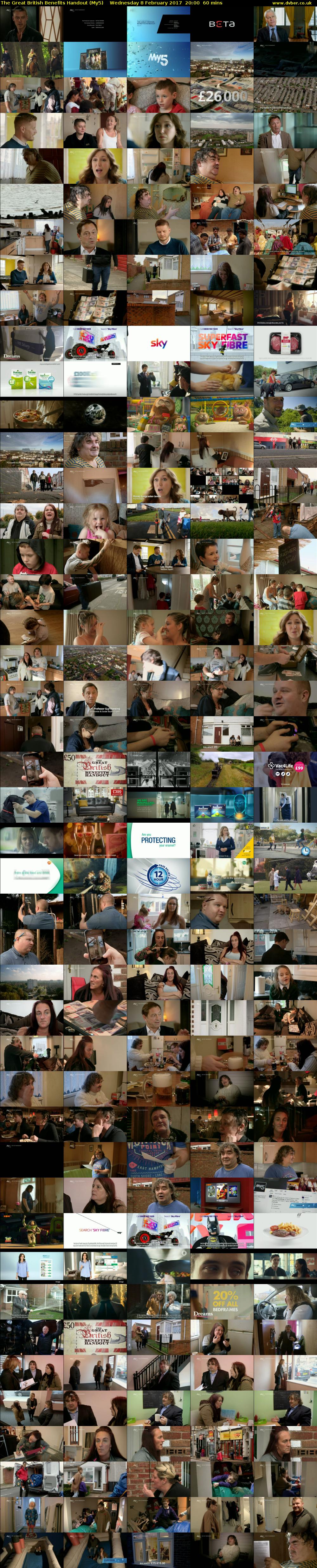 The Great British Benefits Handout (My5) Wednesday 8 February 2017 20:00 - 21:00