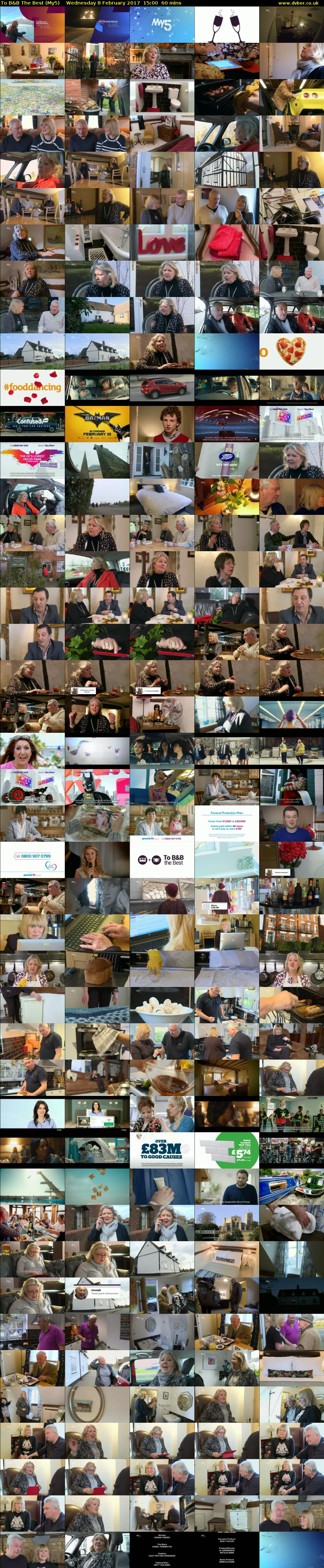 To B&B The Best (My5) Wednesday 8 February 2017 15:00 - 16:00