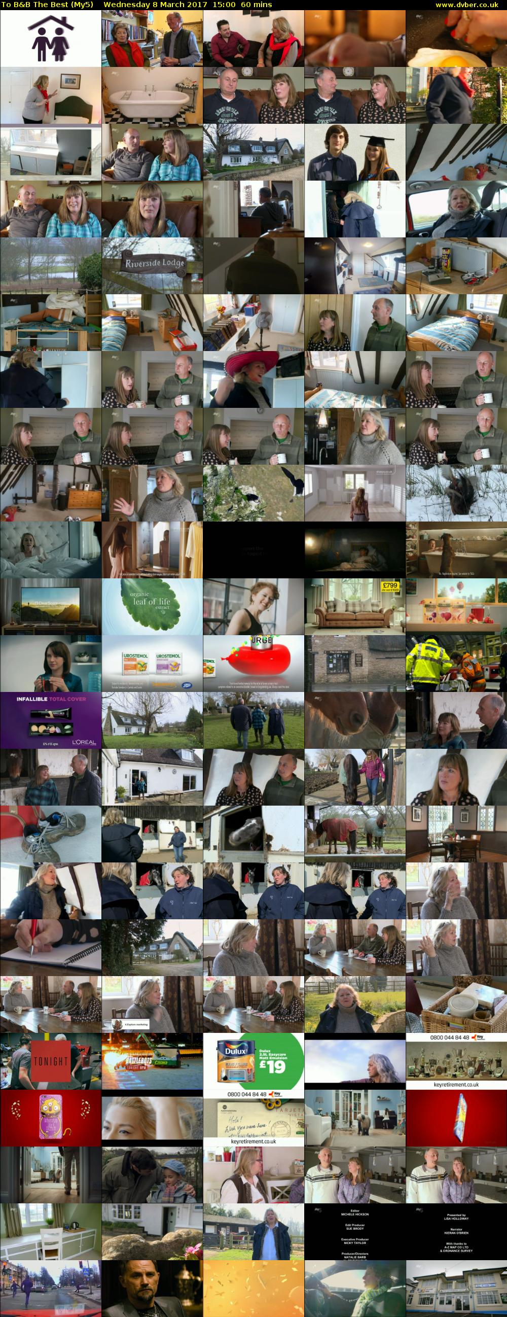 To B&B The Best (My5) Wednesday 8 March 2017 15:00 - 16:00
