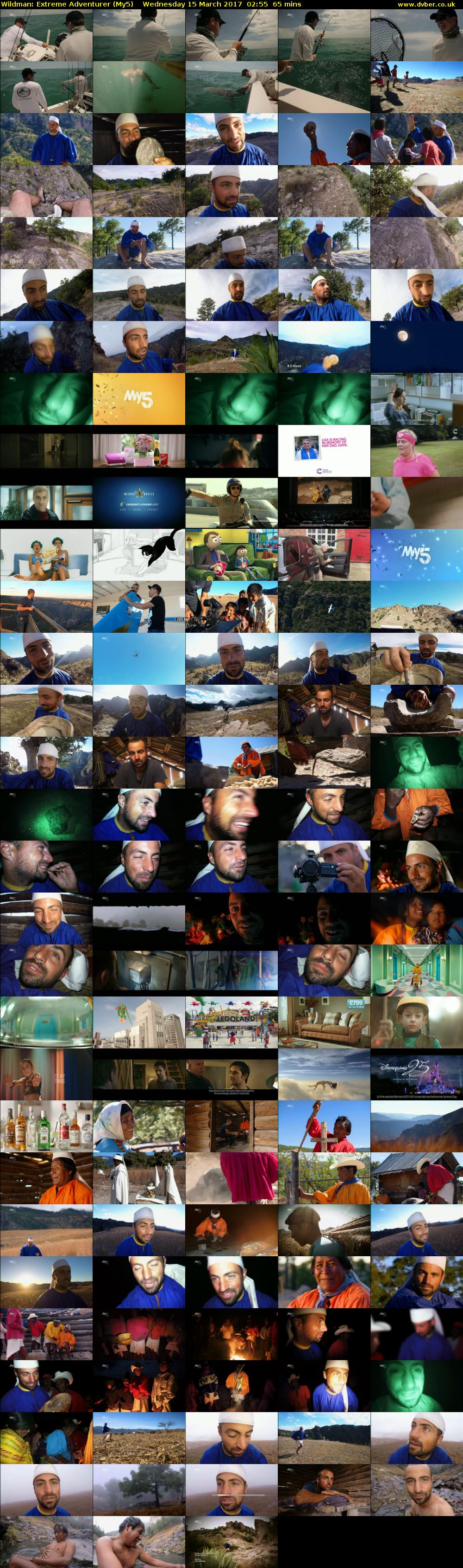 Wildman: Extreme Adventurer (My5) Wednesday 15 March 2017 02:55 - 04:00