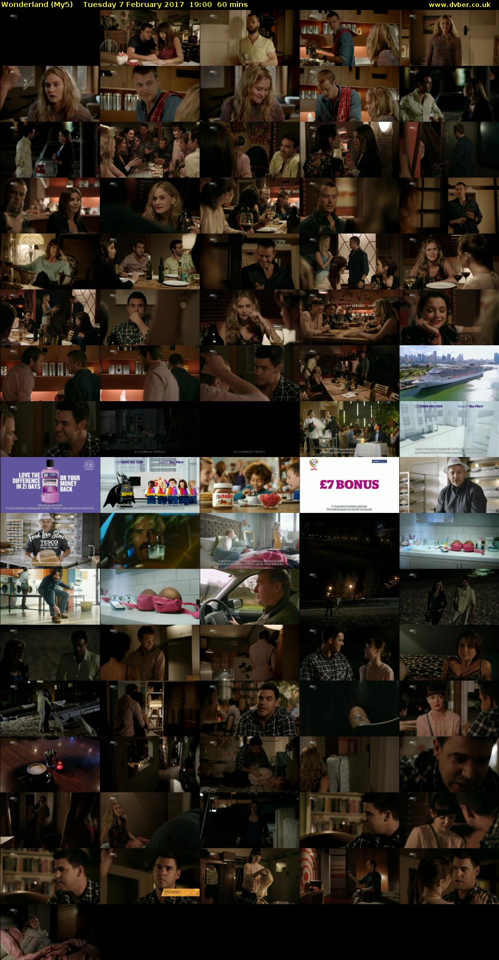 Wonderland (My5) Tuesday 7 February 2017 19:00 - 20:00