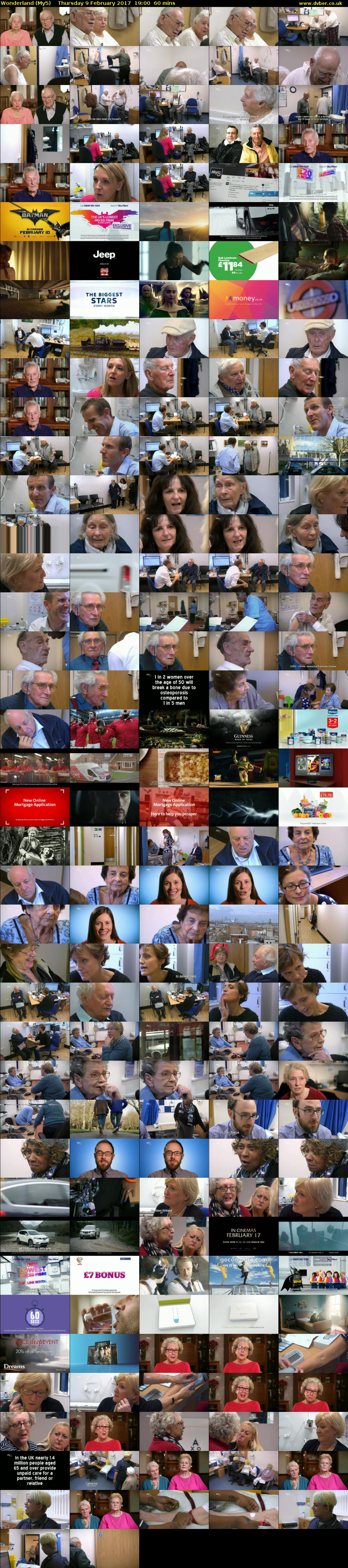 Wonderland (My5) Thursday 9 February 2017 19:00 - 20:00