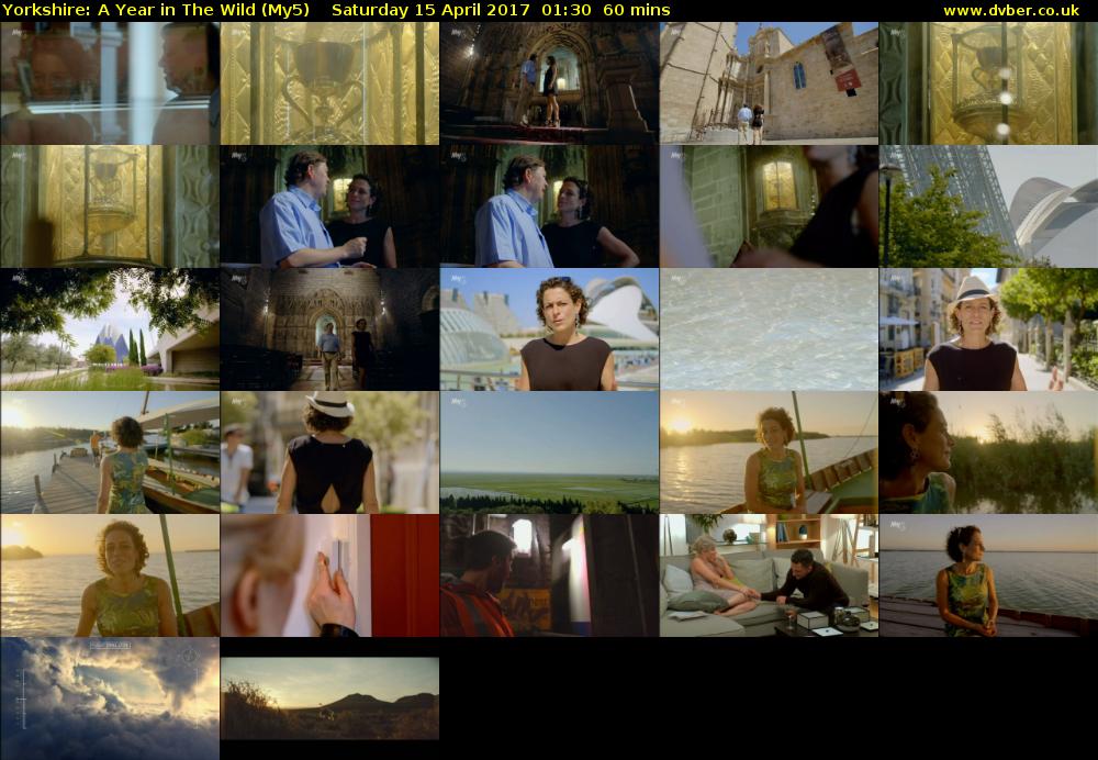 Yorkshire: A Year in The Wild (My5) Saturday 15 April 2017 01:30 - 02:30