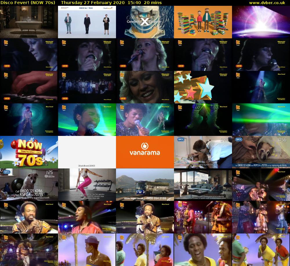 Disco Fever! (NOW 70s) Thursday 27 February 2020 15:40 - 16:00