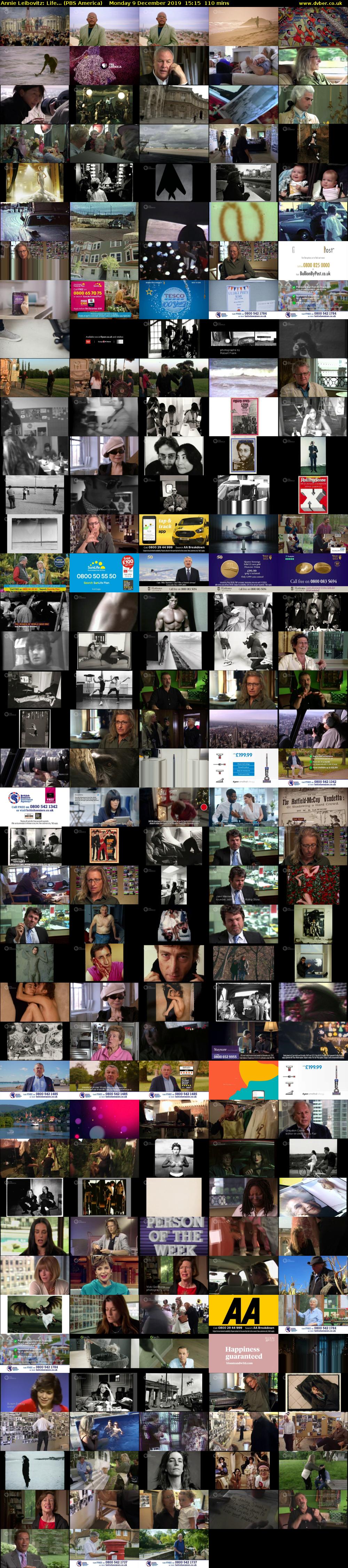 Annie Leibovitz: Life... (PBS America) Monday 9 December 2019 15:15 - 17:05