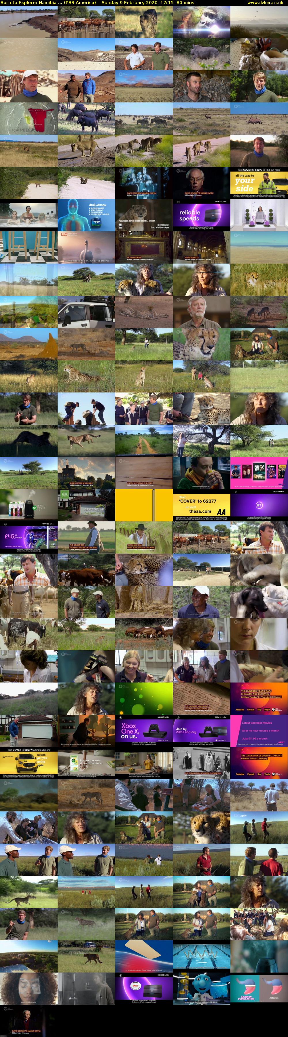 Born to Explore: Namibia:... (PBS America) Sunday 9 February 2020 17:15 - 18:35
