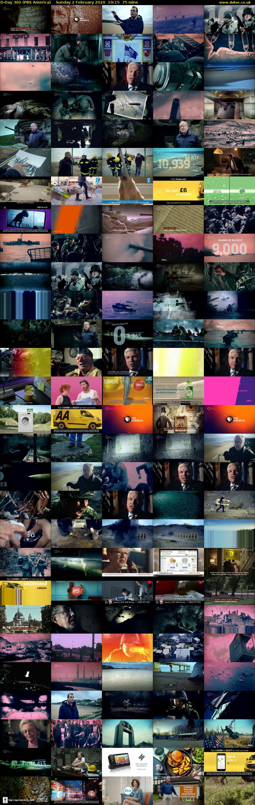 D-Day 360 (PBS America) Sunday 2 February 2020 19:15 - 20:30