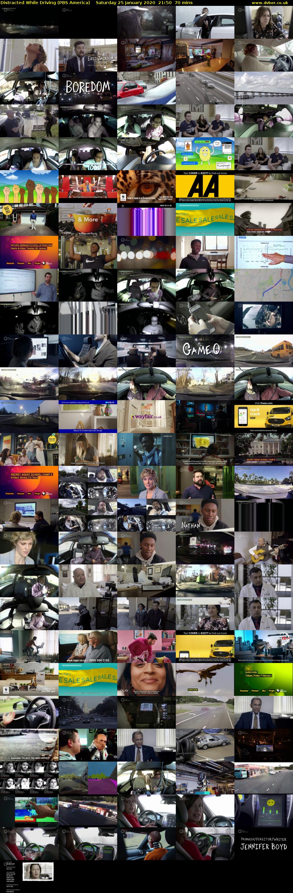 Distracted While Driving (PBS America) Saturday 25 January 2020 21:50 - 23:00