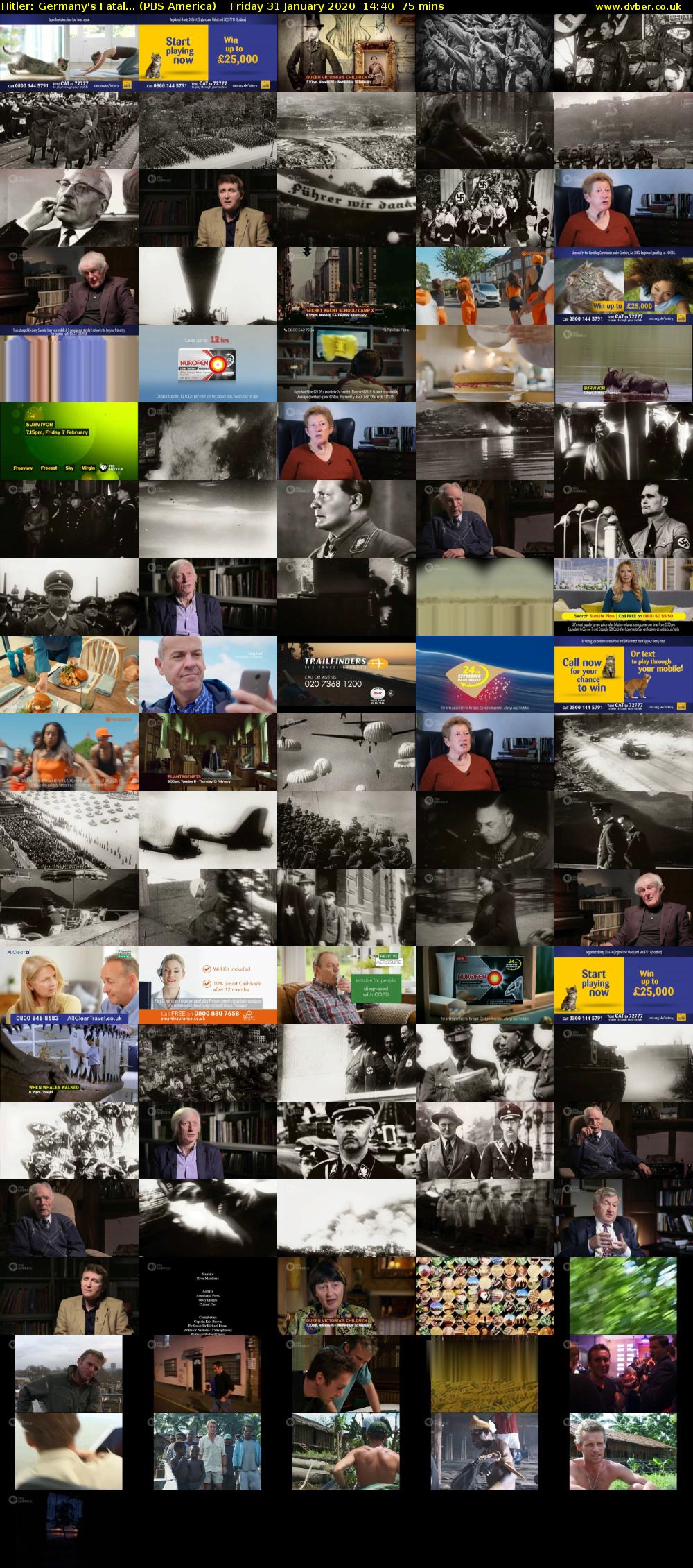Hitler: Germany's Fatal... (PBS America) Friday 31 January 2020 14:40 - 15:55