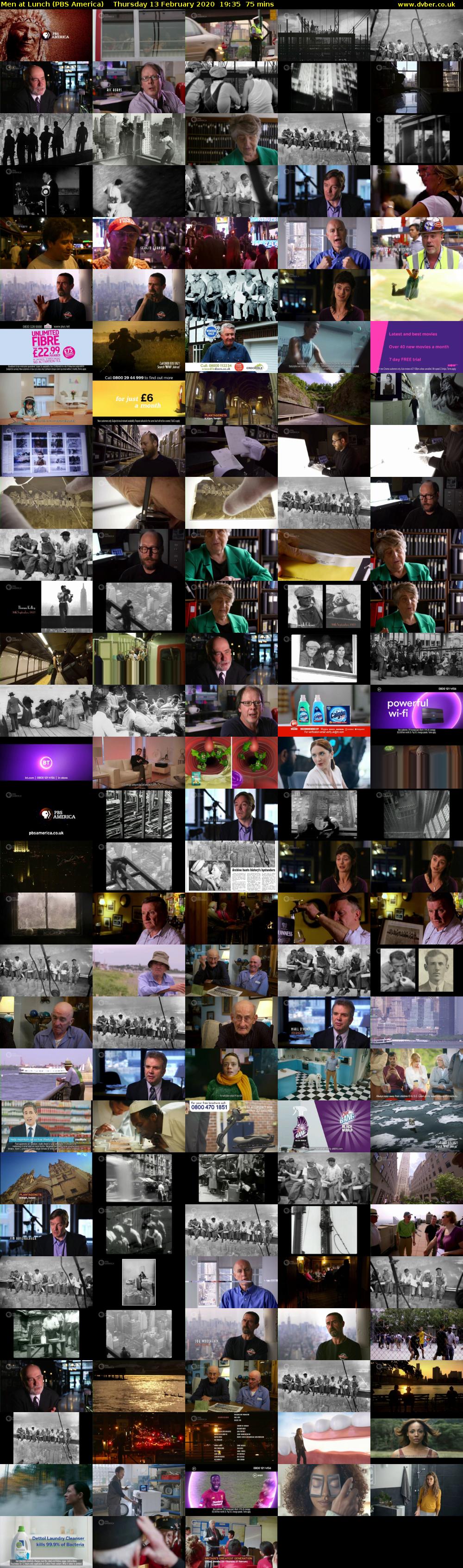 Men at Lunch (PBS America) Thursday 13 February 2020 19:35 - 20:50