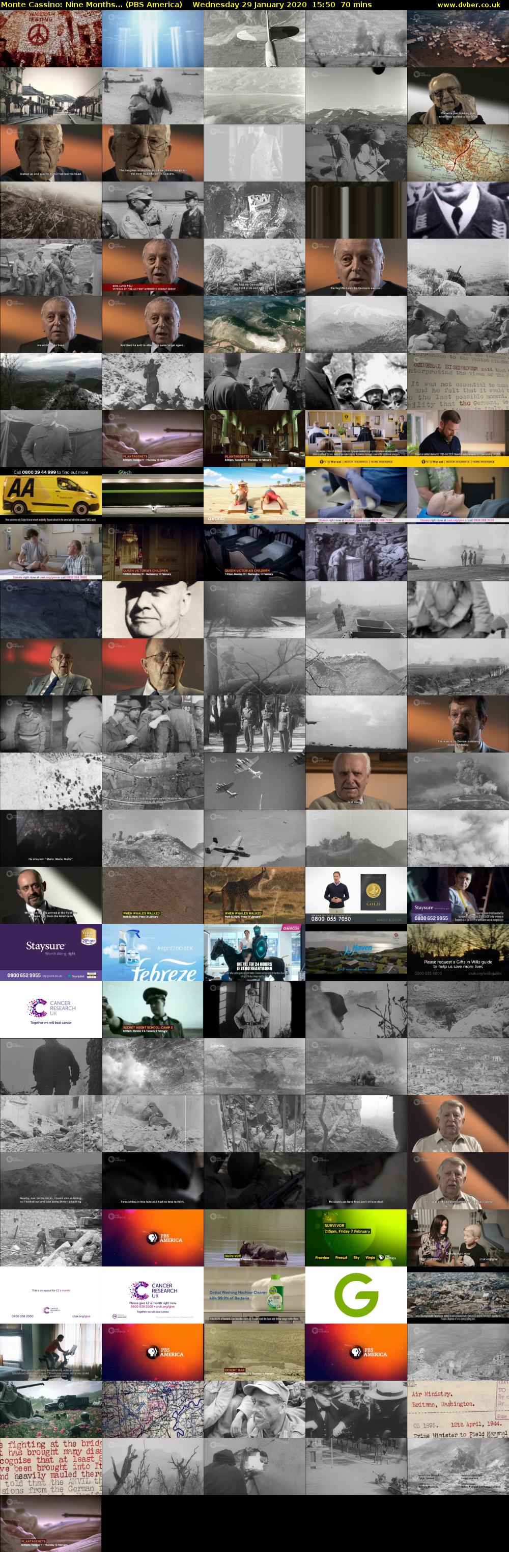 Monte Cassino: Nine Months... (PBS America) Wednesday 29 January 2020 15:50 - 17:00