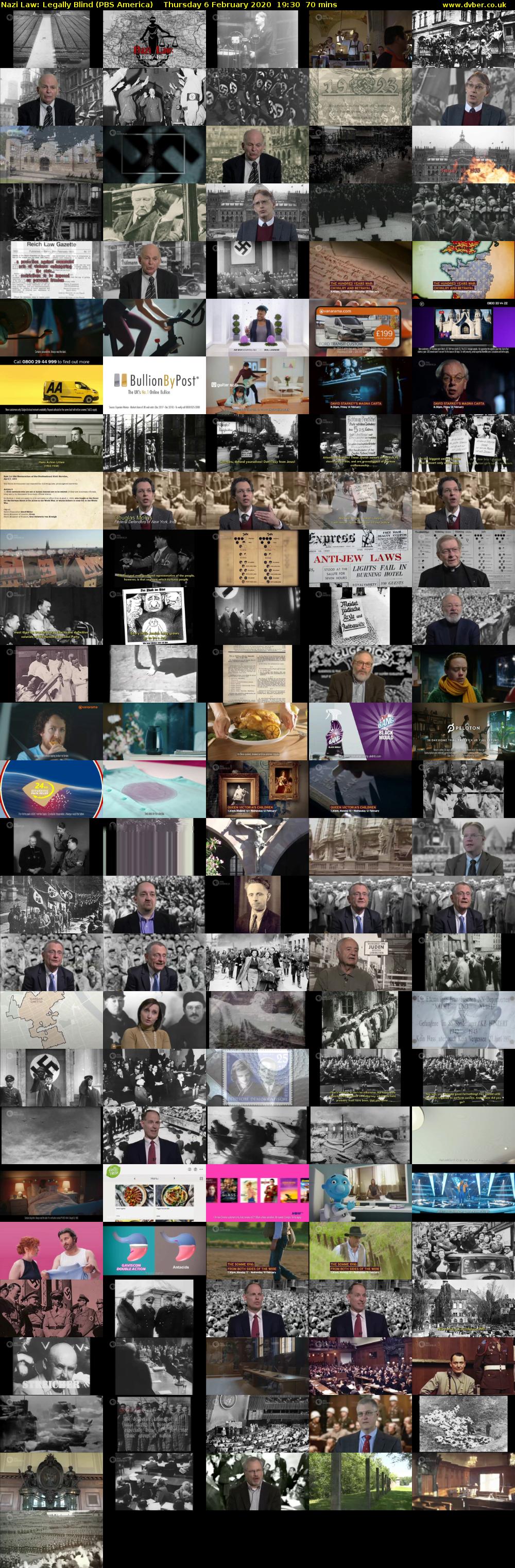 Nazi Law: Legally Blind (PBS America) Thursday 6 February 2020 19:30 - 20:40